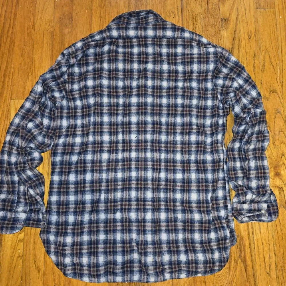 Pendleton  Flannel Shirt Plaid  - Men's XL - VirginWool - Made In USA